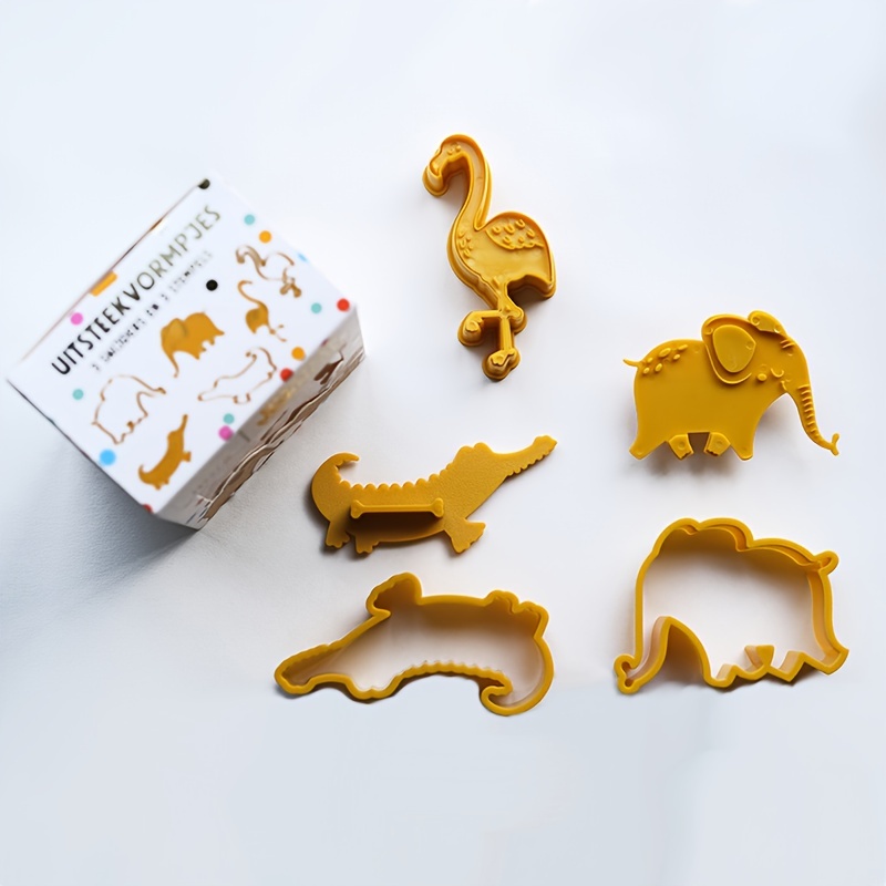 8 Pezzi Formine Biscotti Animali Cartoni Animati Set - Temu Italy