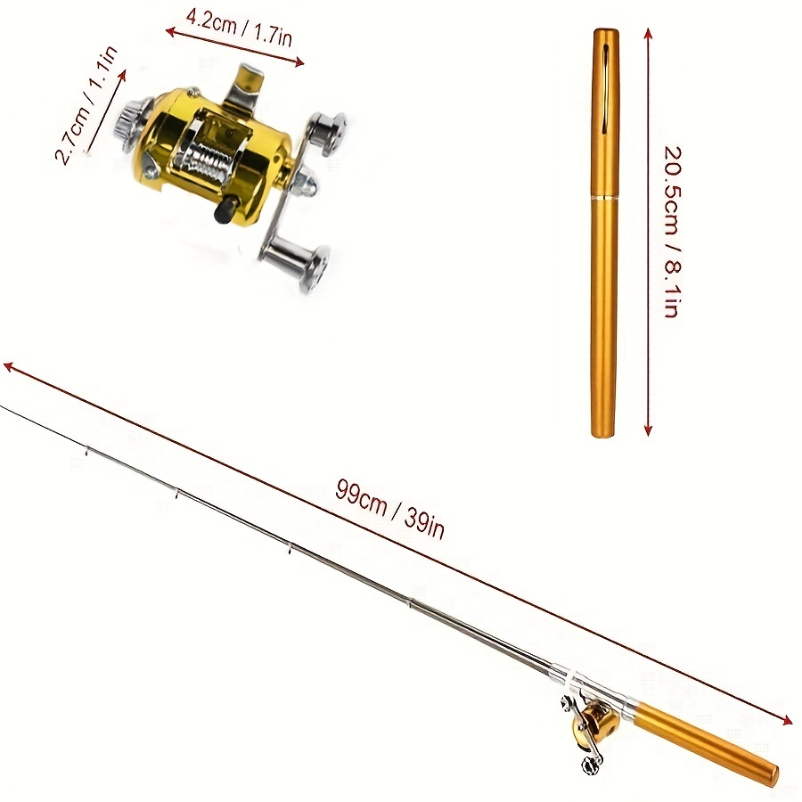 Portable Telescopic Fishing Rod Reel Combo Lightweight - Temu