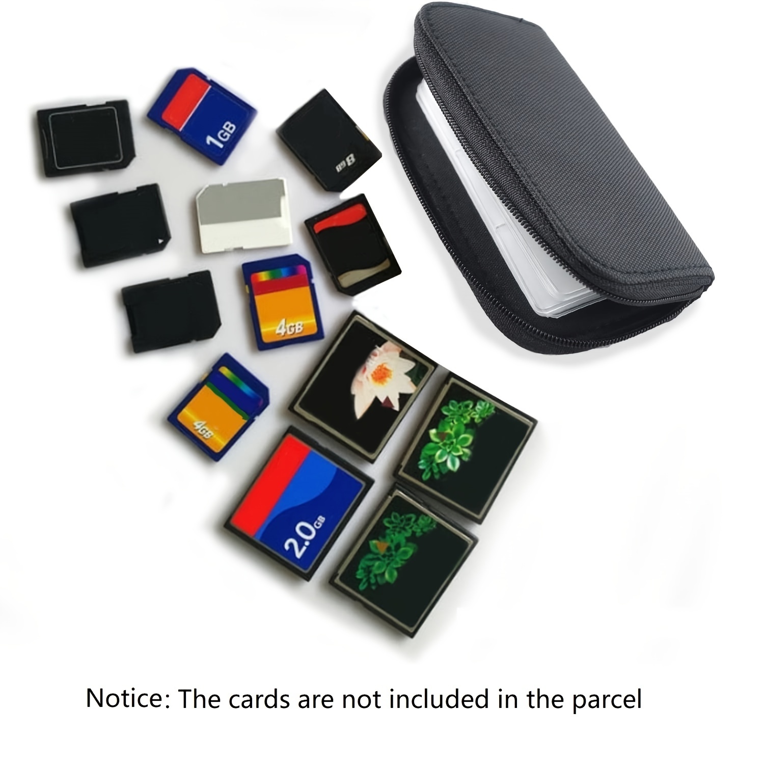 Portable Memory Card Storage Bag, Suitable For Sd Card, Cf Card