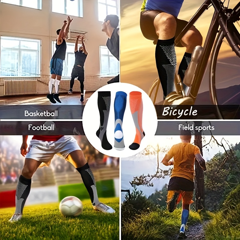 Men's Compression Sport Socks for Basketball Football