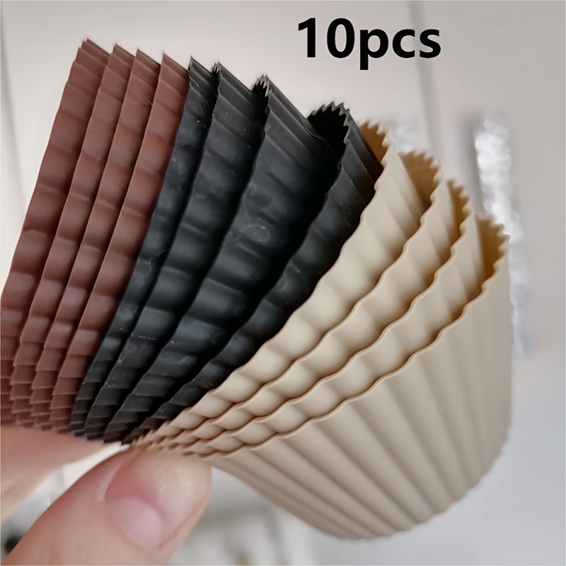 TEMU 10/30/50pcs Reusable Silicone Baking Cups Silicone Cake Molds Diy Cake Tools Muffin Cupcake Liners Set, Thick & Heavy Duty Cupcake Molds - Party Halloween Christmas Bakery Supplies