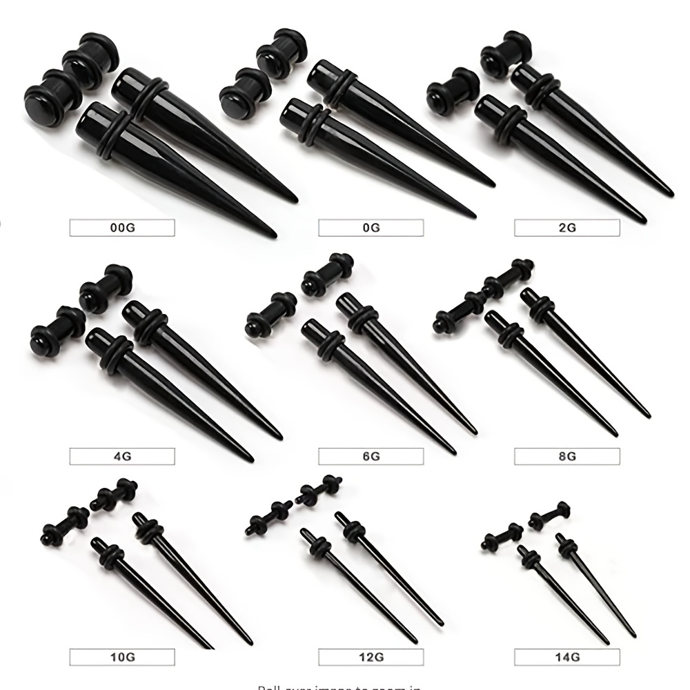 Acrylic Ear Cones Set - 18 36 54pcs Casual Kit