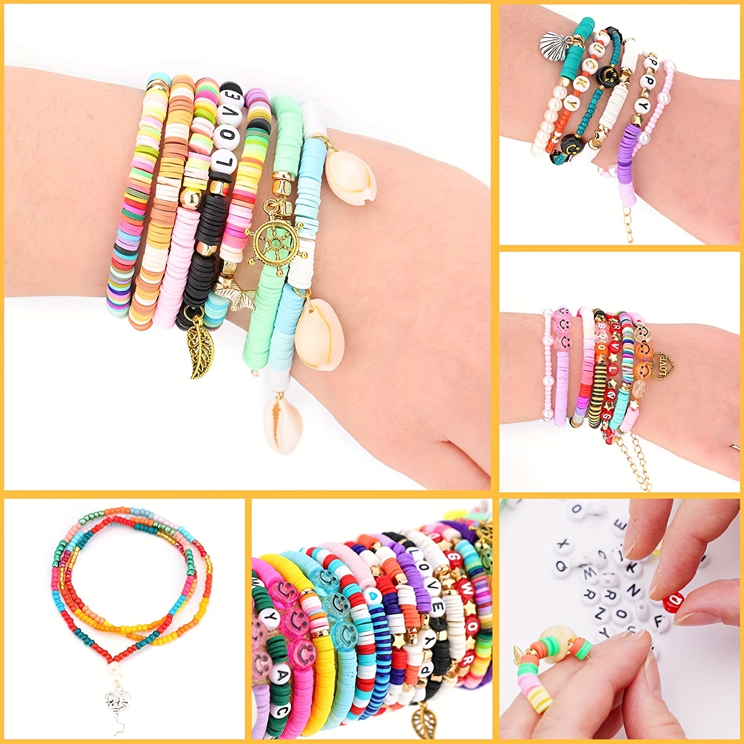 Friendship Bracelets Necklaces Jewelry Making Kit 48 Colors - Temu