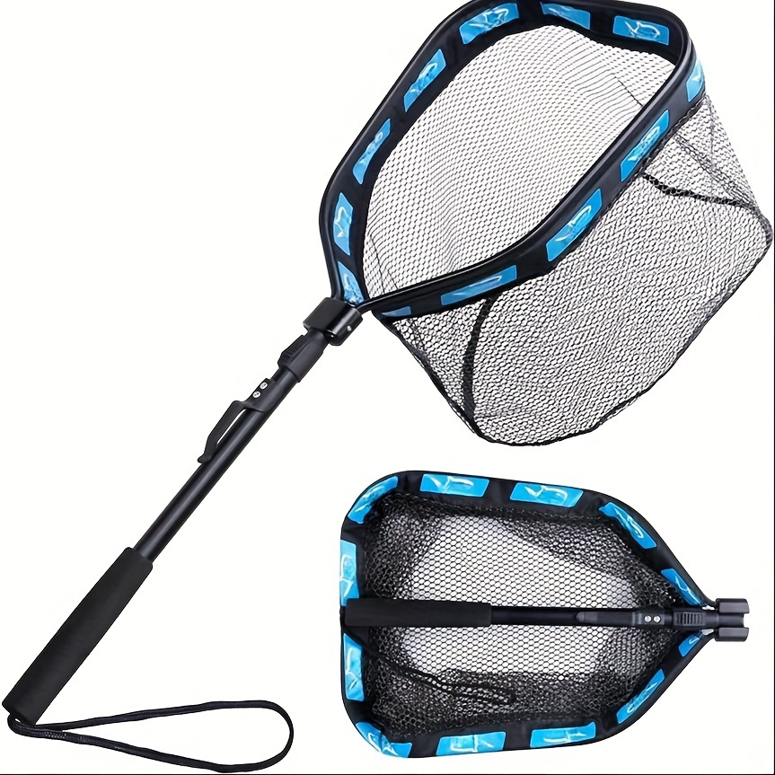 Portable Foldable Floating Fishing Net Fishing Tackle - Temu