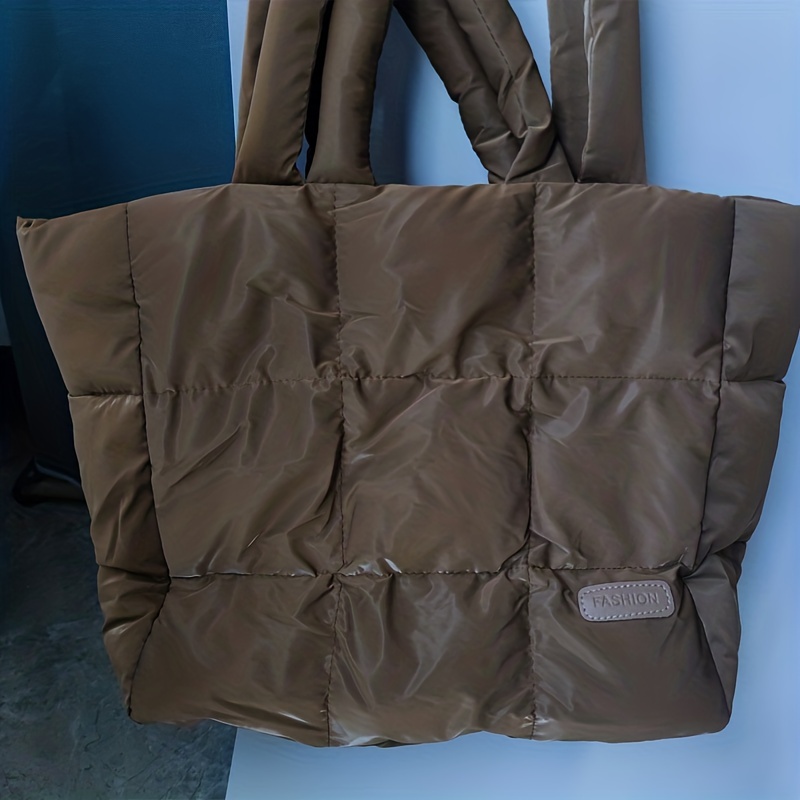 Kawaii Cute Bear Tote Bag, Large Capacity Shoulder Bag, Women's Casual  Handbag & Purse For Travel & Commuter - Temu