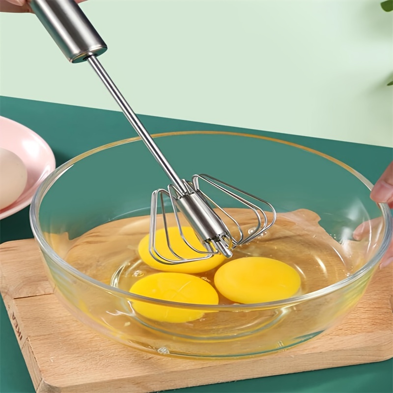 Stainless Steel Automatic Egg Beater Agitator Mini Hand - Temu