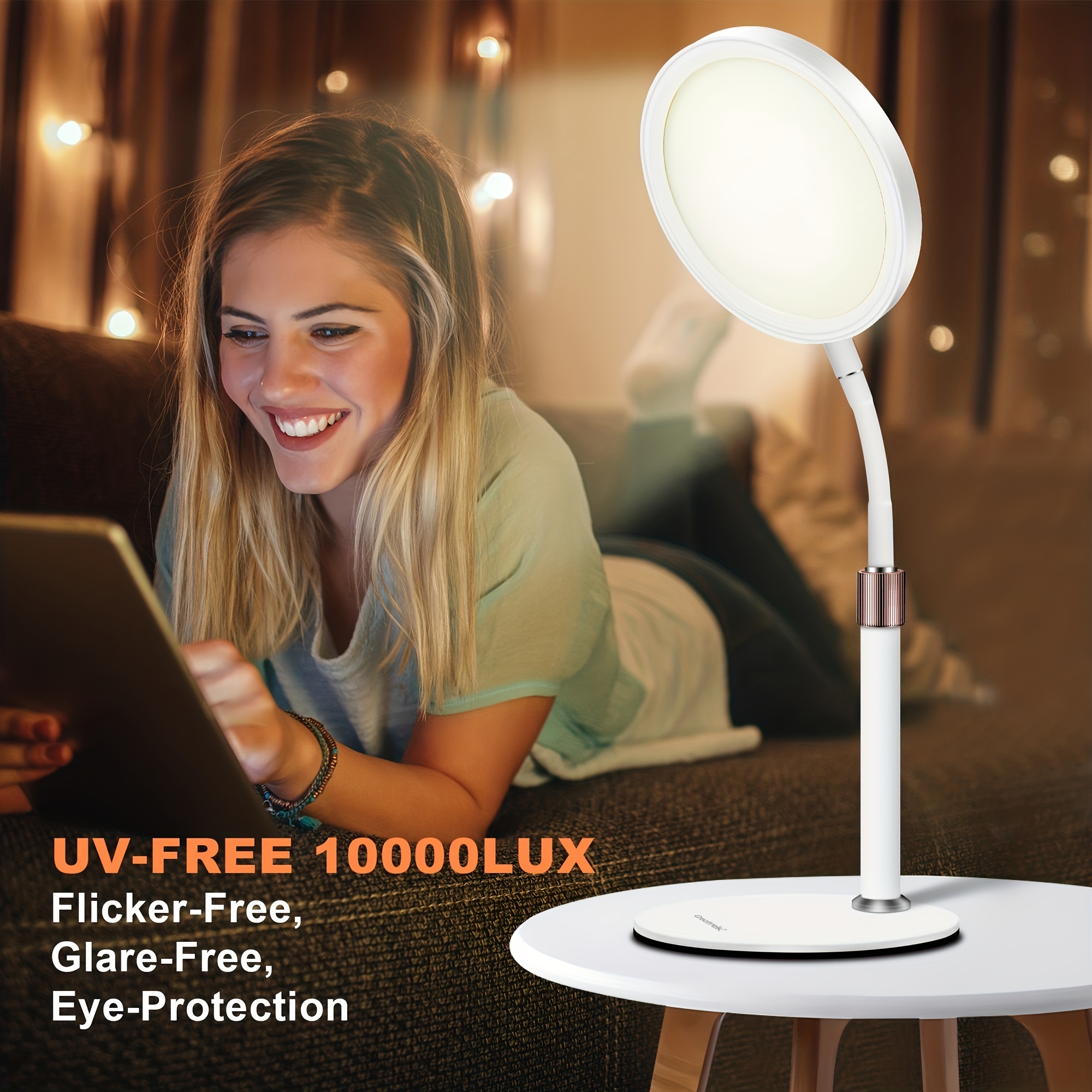 AMBOTHER Lampe de Luminothérapie 10000 Lux – Luminothérapie Shop