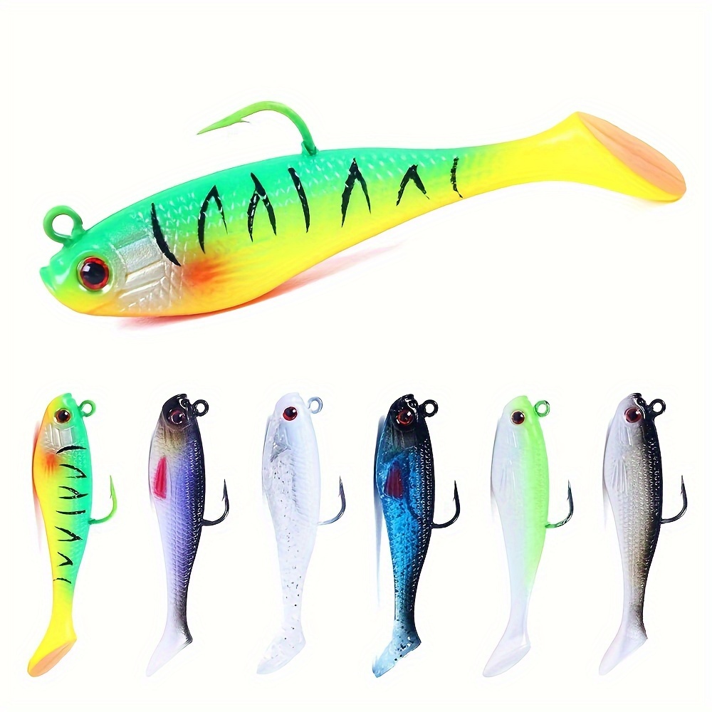 10pcs Soft Fishing Lures Silicone Bait 8cm for Fishing Shad Swimbait  Wobblers Artificial Tackle Soft Fly Fishing Lures Bait