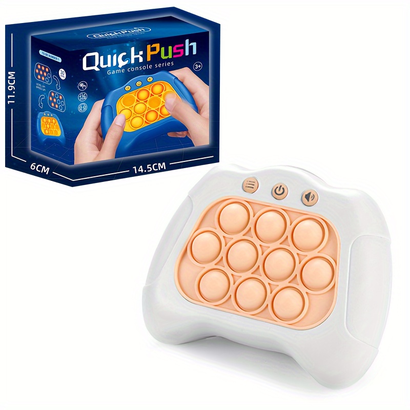 Light Up Bubble Pop Fidget Toy Electronic Quick Push Game Console