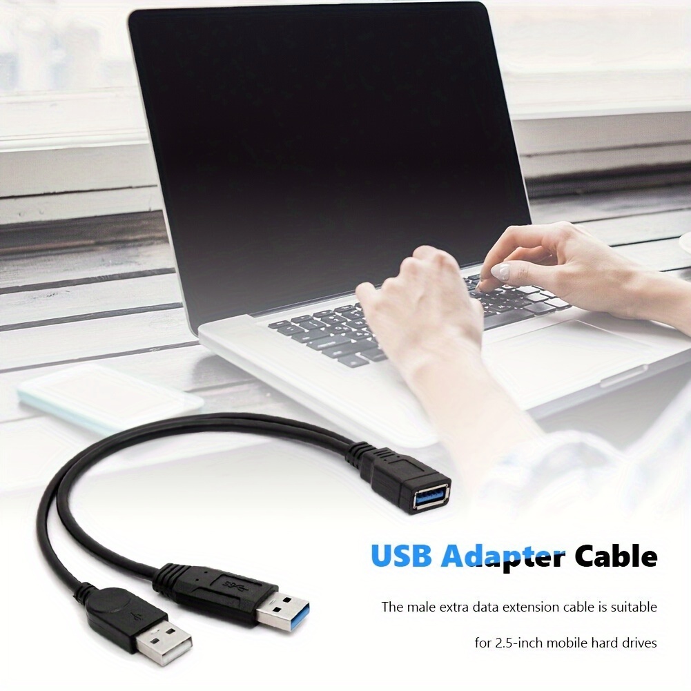 USB 2.0 Mâle Vers Double Femelle Chargeur Double Port USB - Temu