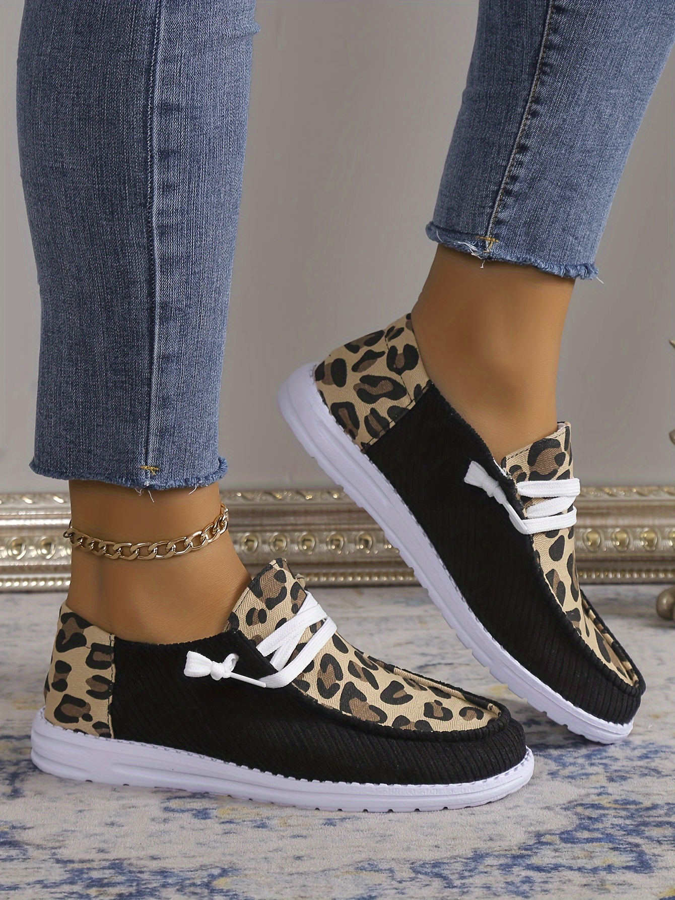 Dream Cloud Round-Toe Flat - Leopard Print