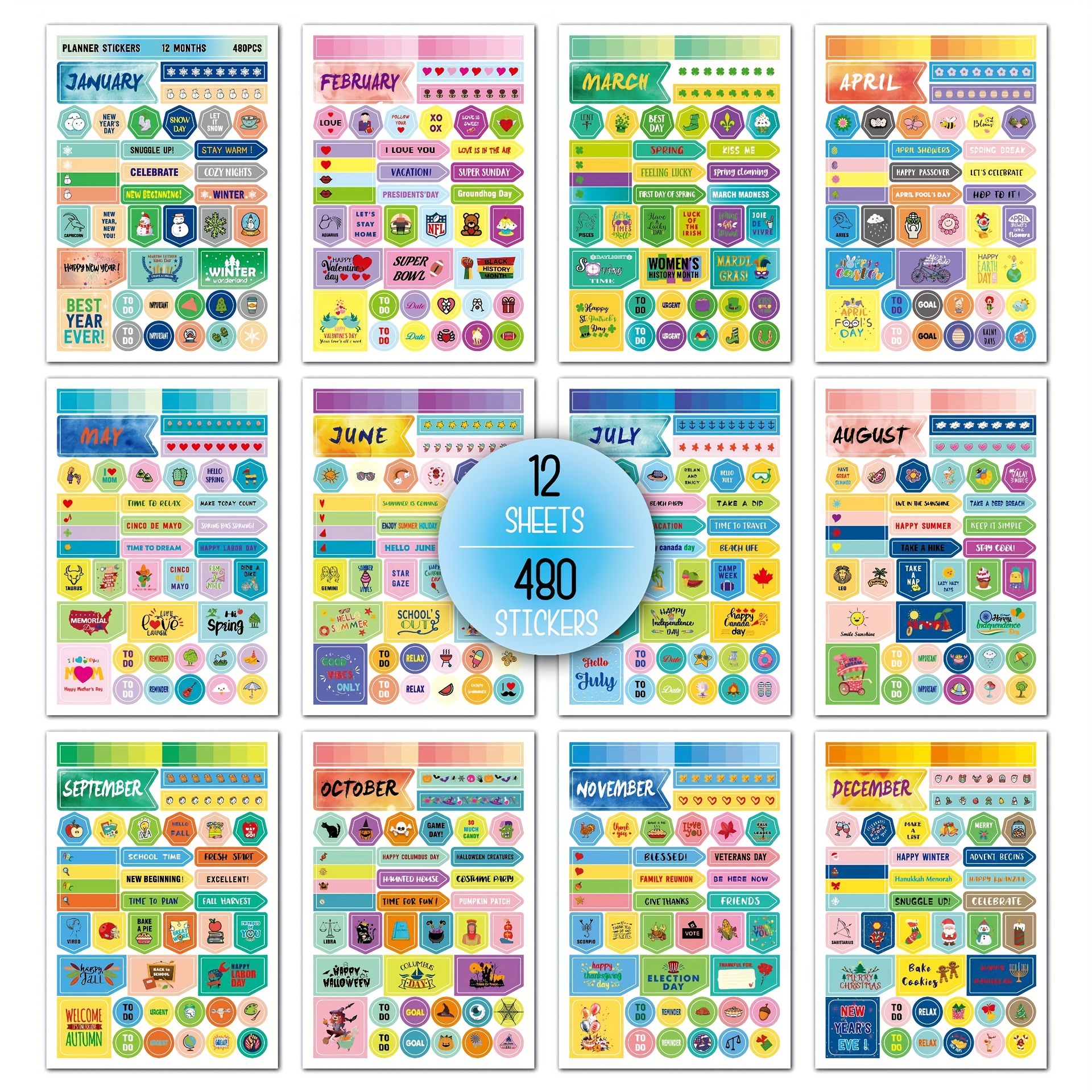 Stickers For Planners - Temu