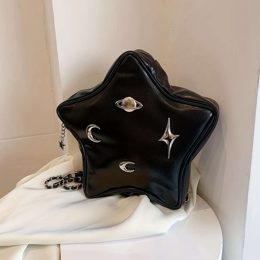 Pretty star print shoulder bag  Streetwear Society – Streetwear