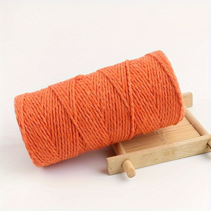 Macaron Color Braided Cotton Cord ×109 Yards Natural Macrame - Temu Canada