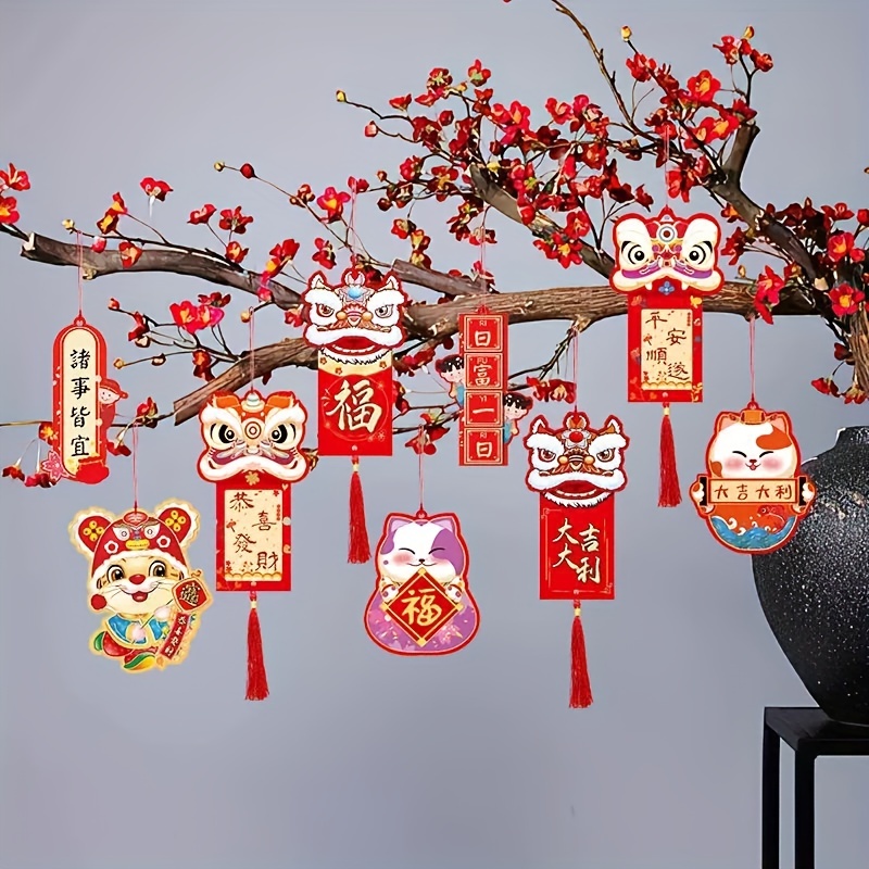 Pièce de monnaie dragon chinois porte-bonheur, signe du zodiaque chinois,  longue durée, pièces en relief antirouille, décorations du nouvel an, porte- bonheur - AliExpress