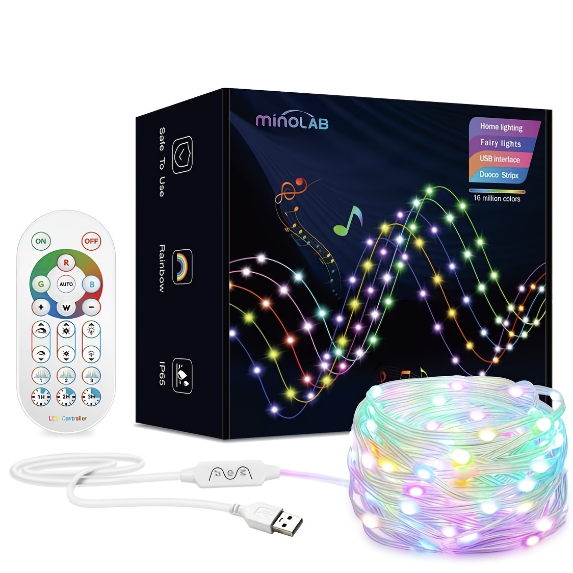 led color changing string lights with remote