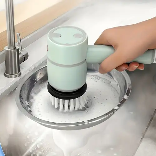 1pc Multifunctional Handheld Wireless Electric Cleaning Brush Kitchen  Dishwashing Brush Bathroom Pool Tile Electric Cleaning Cotton Brush Usb, Today's Best Daily Deals