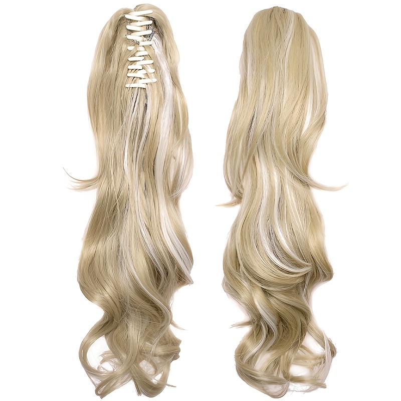 21in Plus Length Wavy Ponytail Clip In Claw Extension