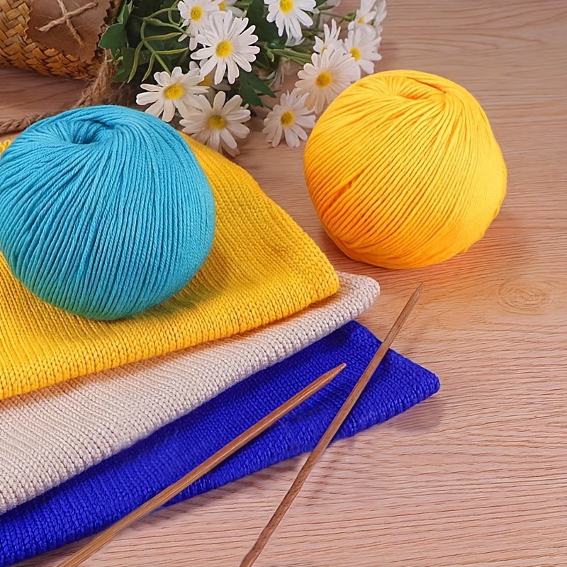 Combed Cotton Wool Soft Comfortable Yarn For Crocheting And - Temu