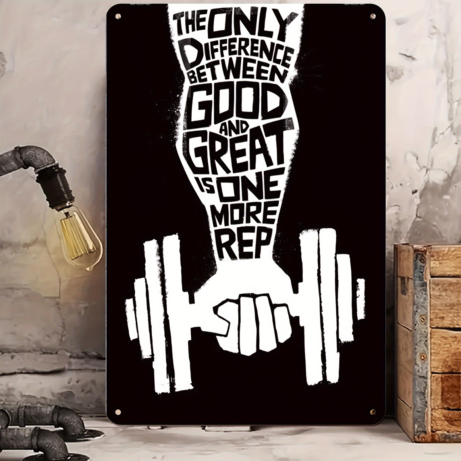 Gym Signs For Home Gym - Lift Heavy Sht - Metal Sign - Indoor