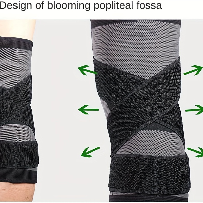 Knee Brace Support Compression Sleeve Gym Sports Running Joint Pain Relief