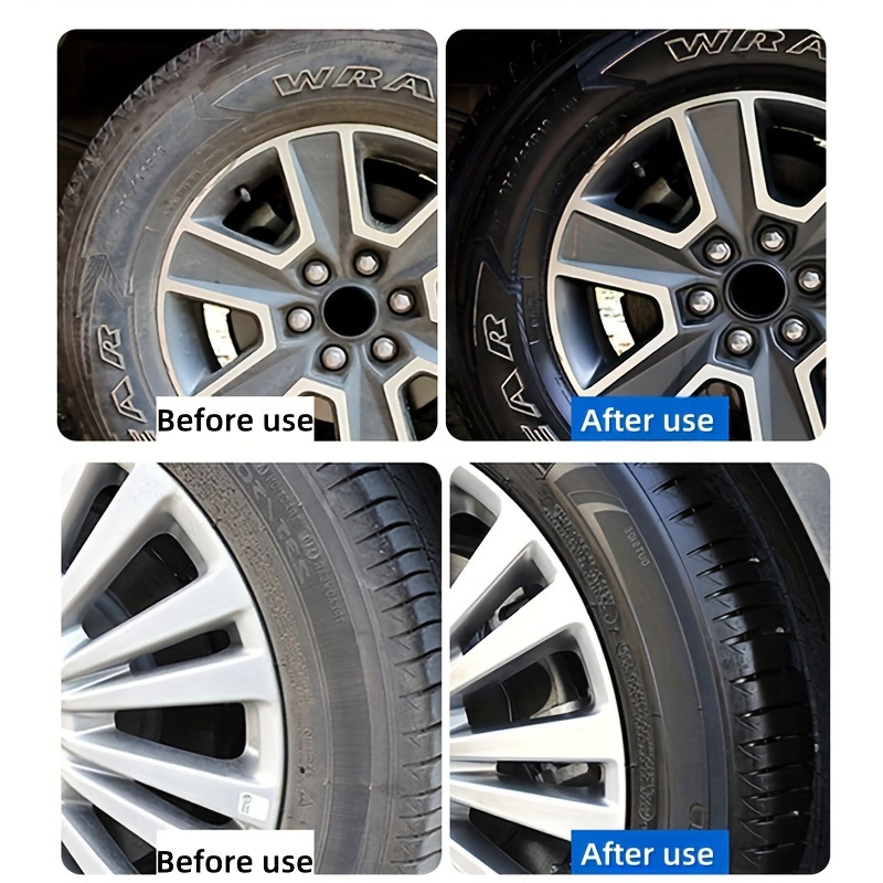 Waxing Tire Coating Car Wheel Tyre Waxing Paste Car Tire Coating