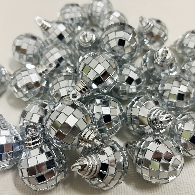 2cm Mirror Disco Ball silvery Glass Bright Reflective - Temu