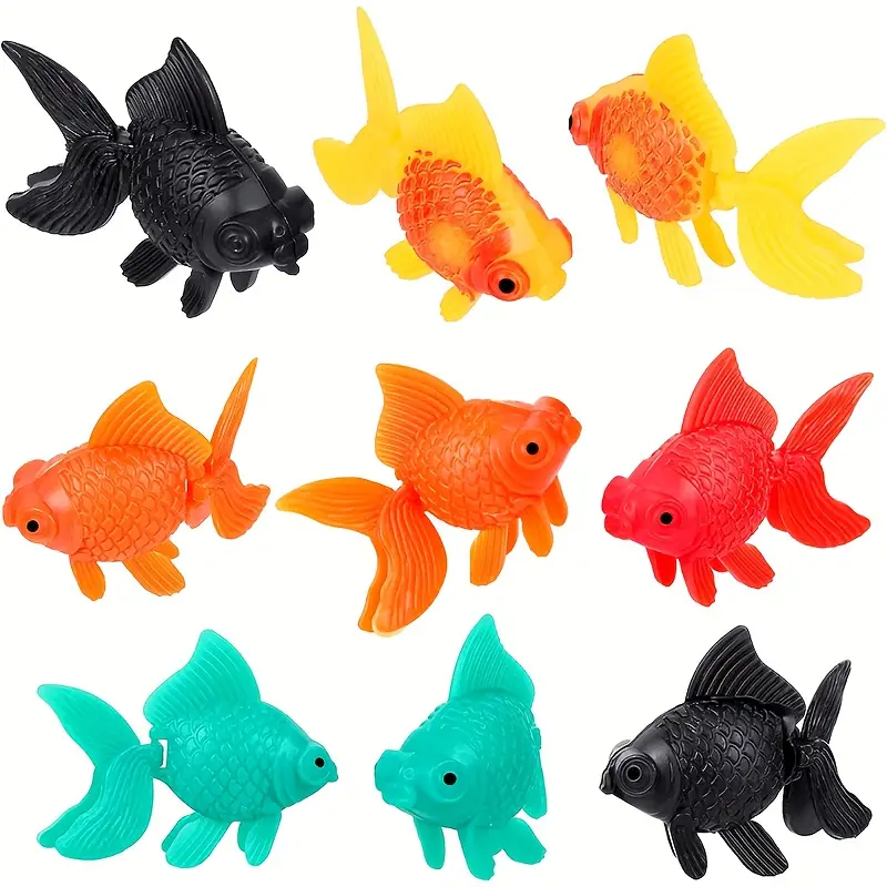  Floating Fish 10pcs Miniature Goldfish Artificial