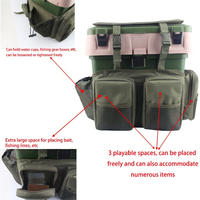 Portable Fishing Tackle Bag Fishing Lure Holder Wear - Temu
