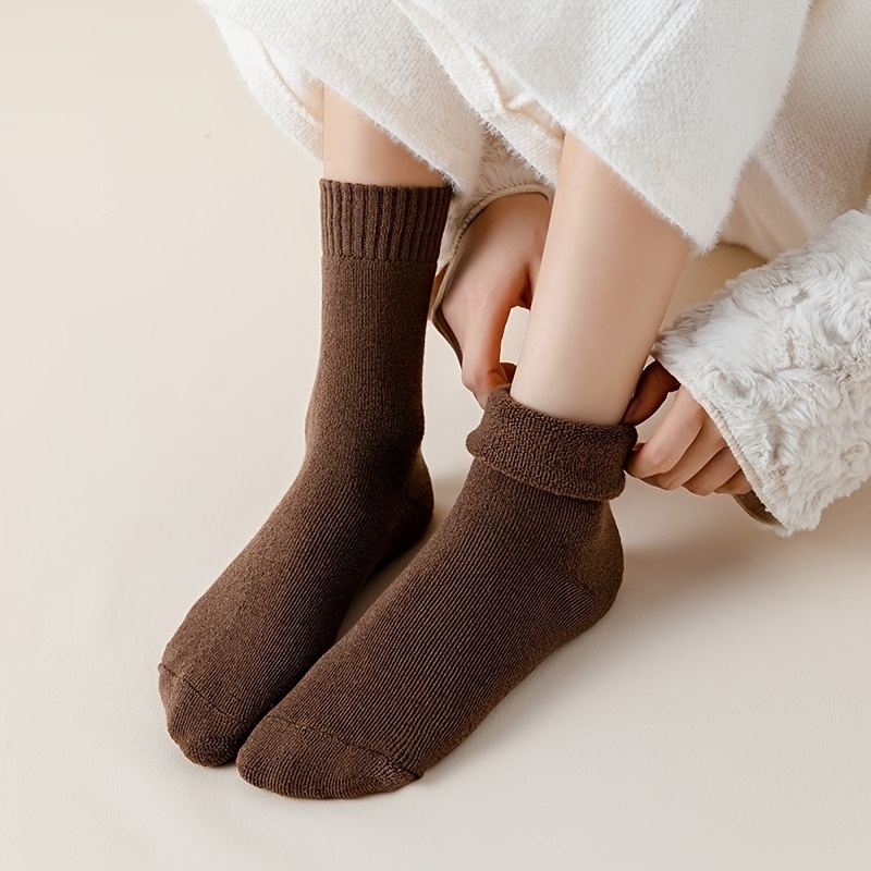  Hissox Calcetines térmicos para mujer, suaves y cálidos  calcetines de invierno forrados con aislamiento térmico grueso para clima  frío, 3 pares de calcetines térmicos rosa+verde+beige-mujer : Ropa, Zapatos  y Joyería