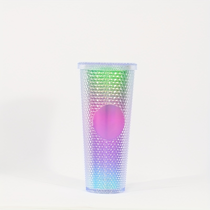 710ml Plastic Straw Water Cup Leakproof Bottle for Outdoor Camping