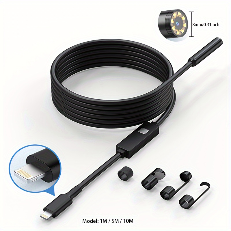 Mini Cámara Endoscópica Impermeable Ip67 Cable Duro - Temu Chile