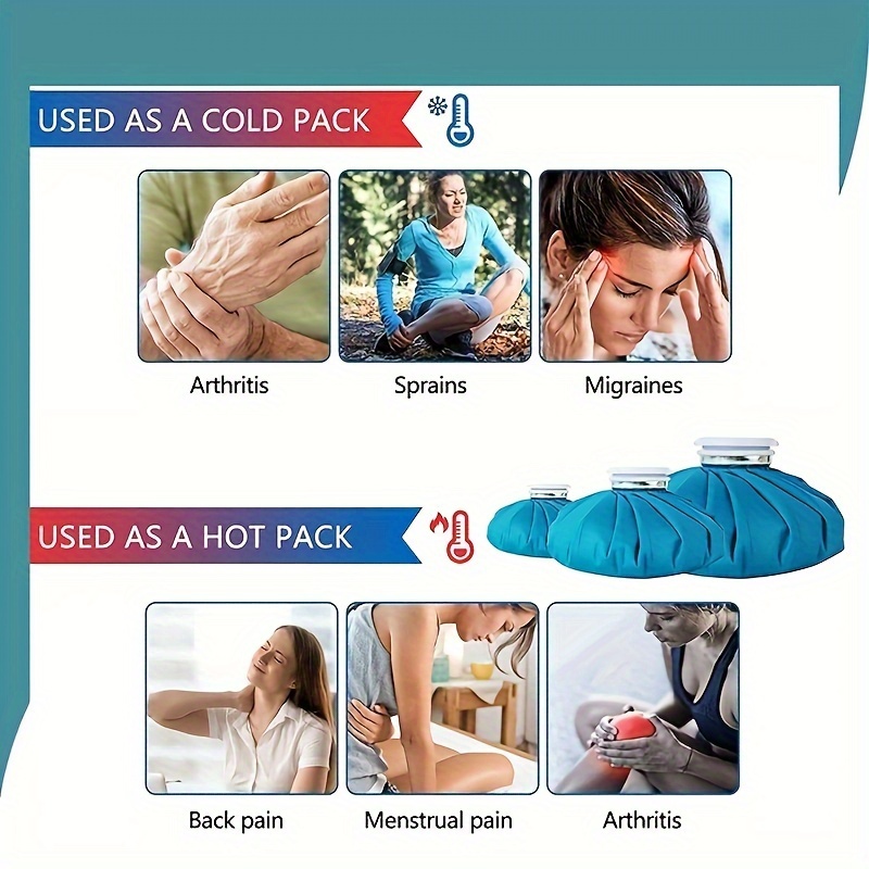 Ice Packs For Injuries Reusable Cold Pack For Cold Compress Refillable Ice  Bags For Adults Swelling Bruises Wisdom Teeth Breastfeeding Headaches -  Temu United Arab Emirates