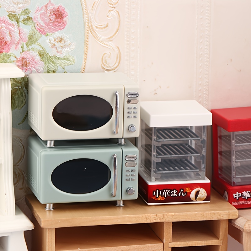  Miniatura Microondas Dollhouse Accesorios Horno Mini Muebles de  Cocina Electrodoméstico 1:12 Mini Decoración de Casa Modelo Decoración  Decoración Alta Simulación Accesorios Adornos Adornos (Blanco) : Juguetes y  Juegos