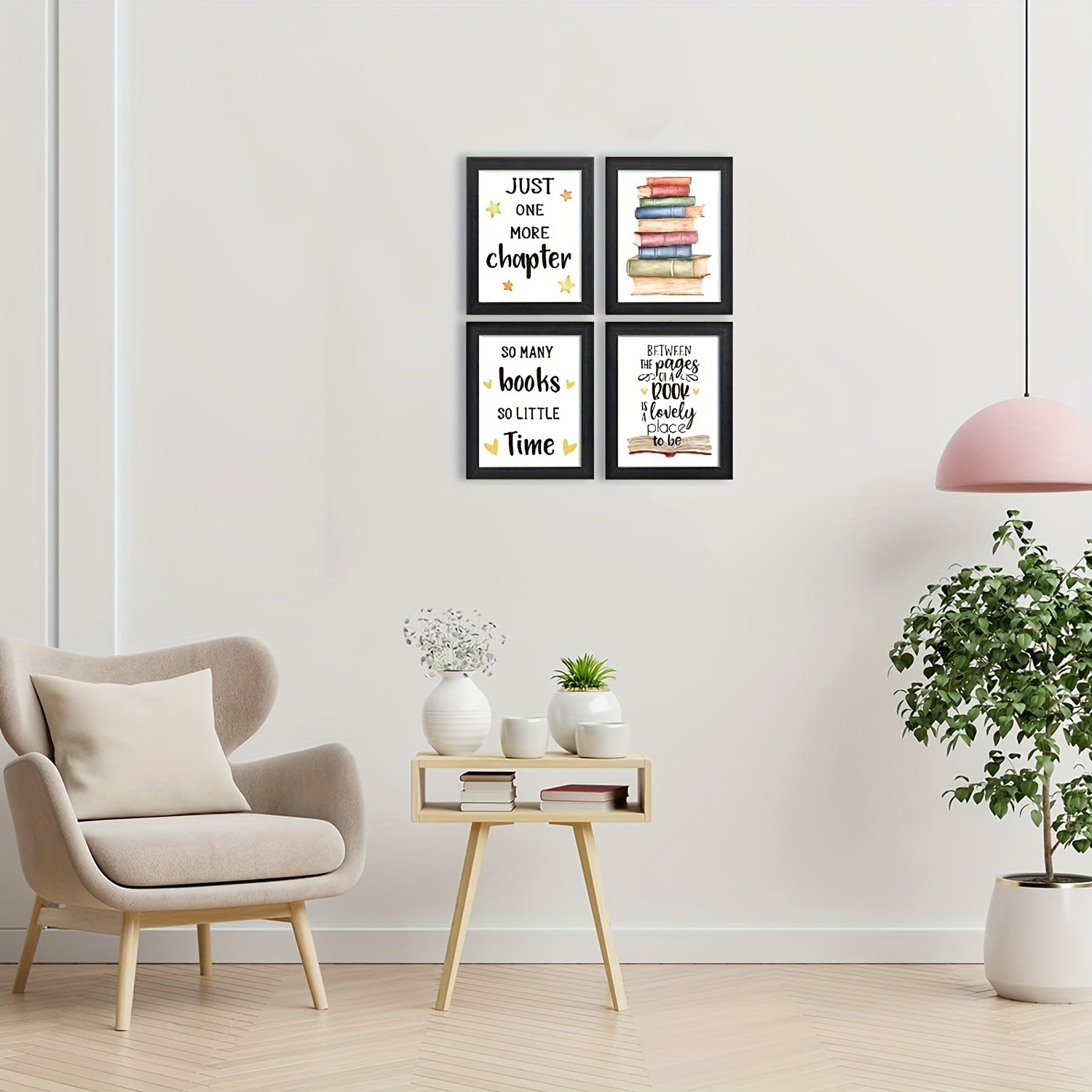 Inspirational Reading Quotes Wall Art Decor Prints Four Photos Just One  More Chapter Posters For Readers Book Lovers Bookworm Home Decor No Frame,  Three Different Sizes, Housewarming Gift, Unframed - Temu New