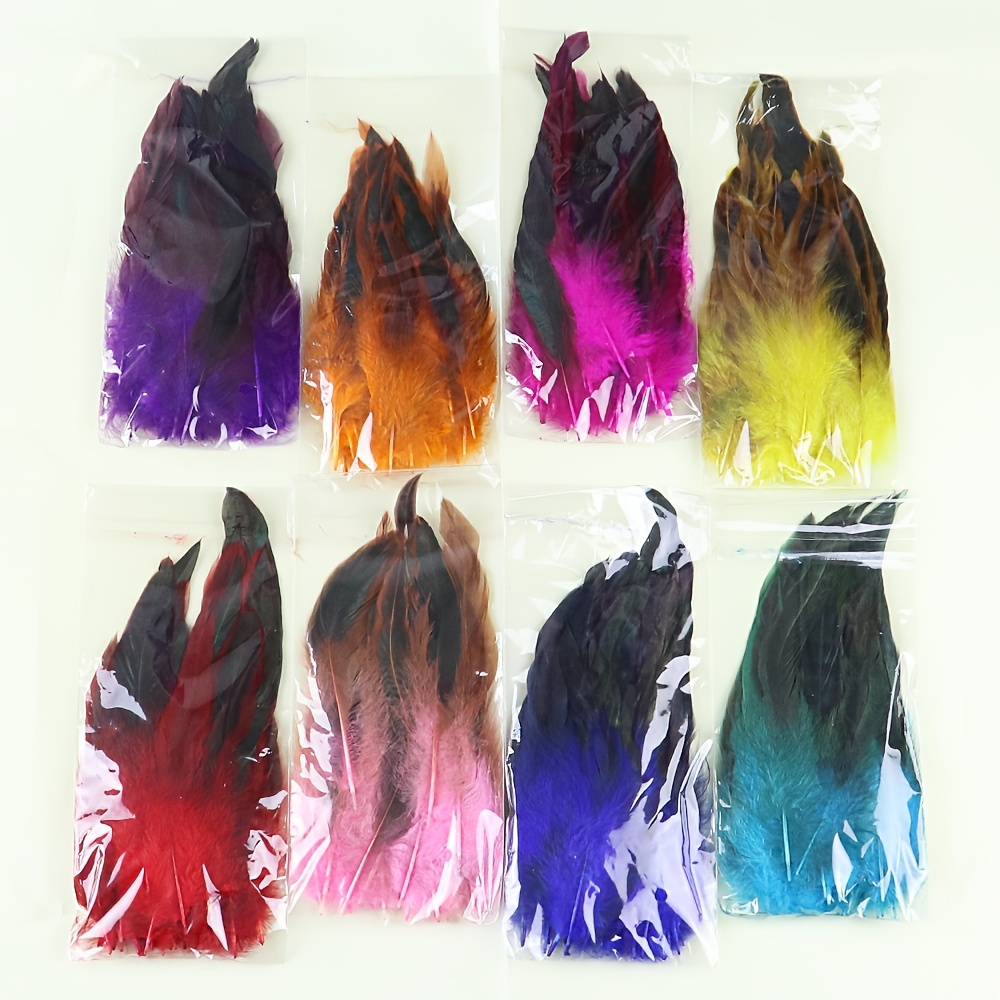 Natural Emerald Heart Feather Hair Extension Clip 