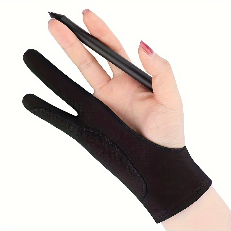 Digital Drawing Glove 1 layer Two finger Artist Glove For - Temu