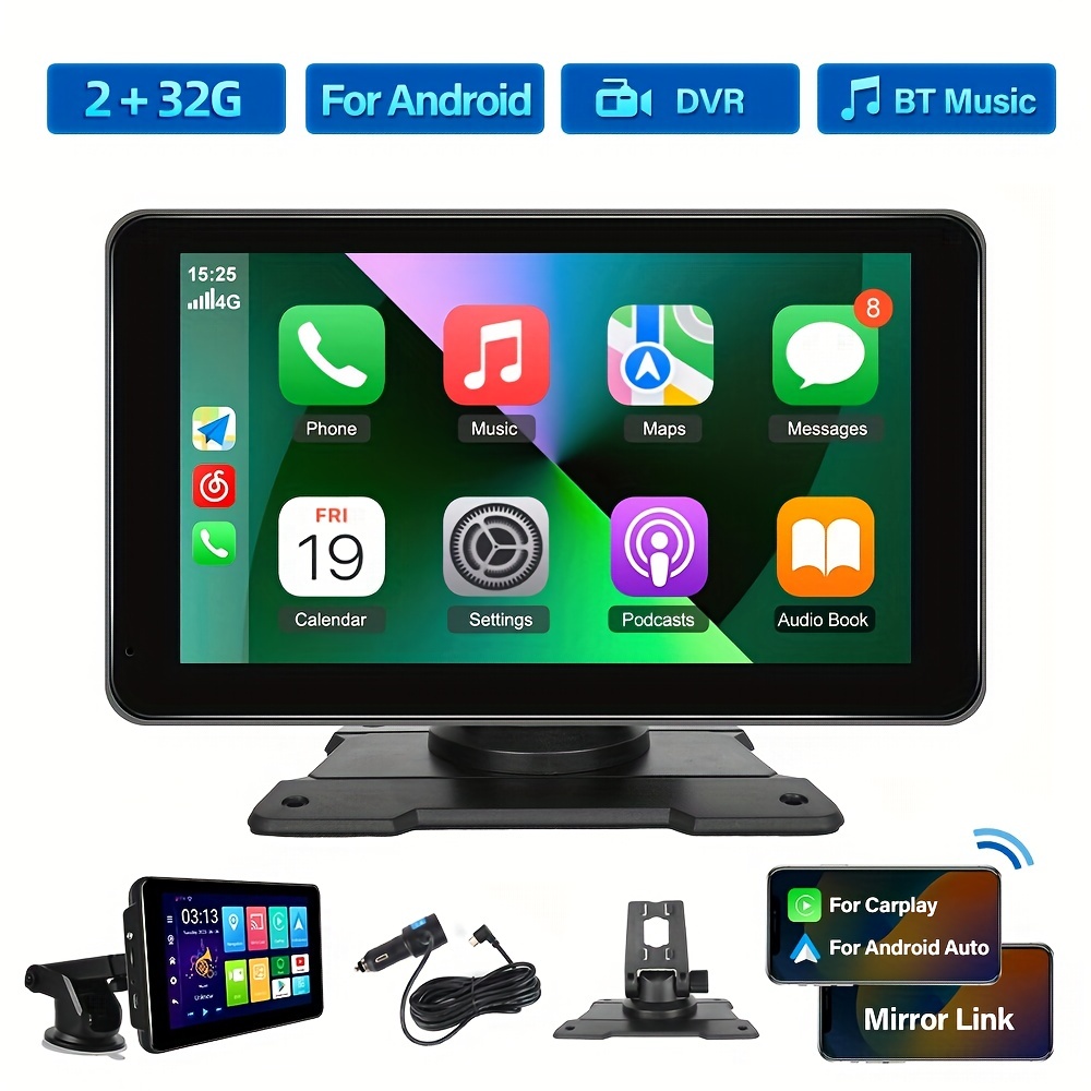 Car Dash Cam Wireless For Ios Carplay Wireless For Android - Temu