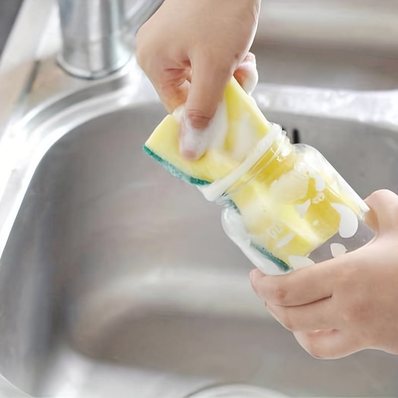 Polyester Cleaning Sponge for Kitchen Daily Use - Pack of 30pcs
