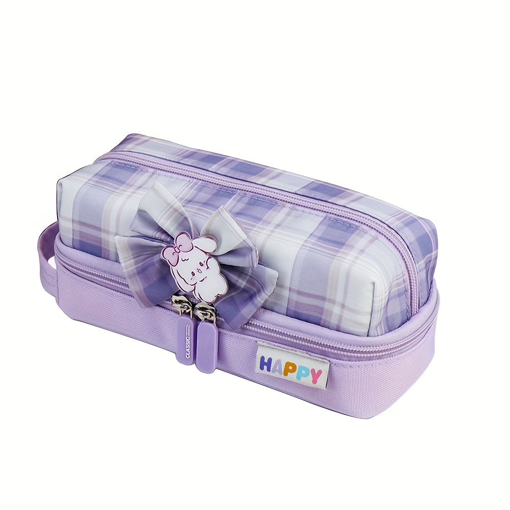 Large Pencil Case Stationery Bag Pencil Box Large - Temu