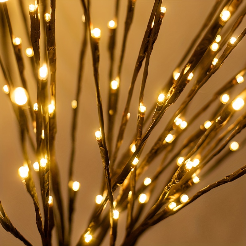 Tree branch store lights indoor