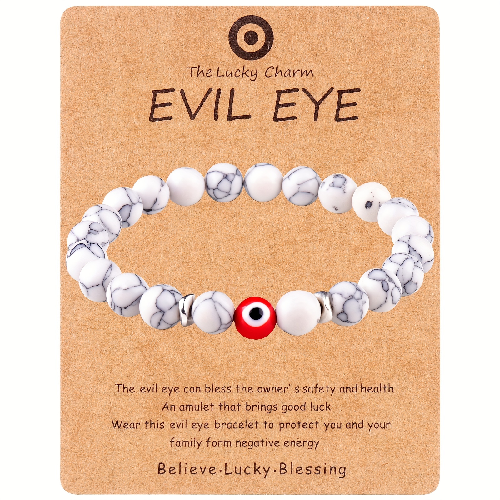 Lucky Evil's Eye Charm Bracelet Blue Eyes Hand Jewelry Women - Temu Canada