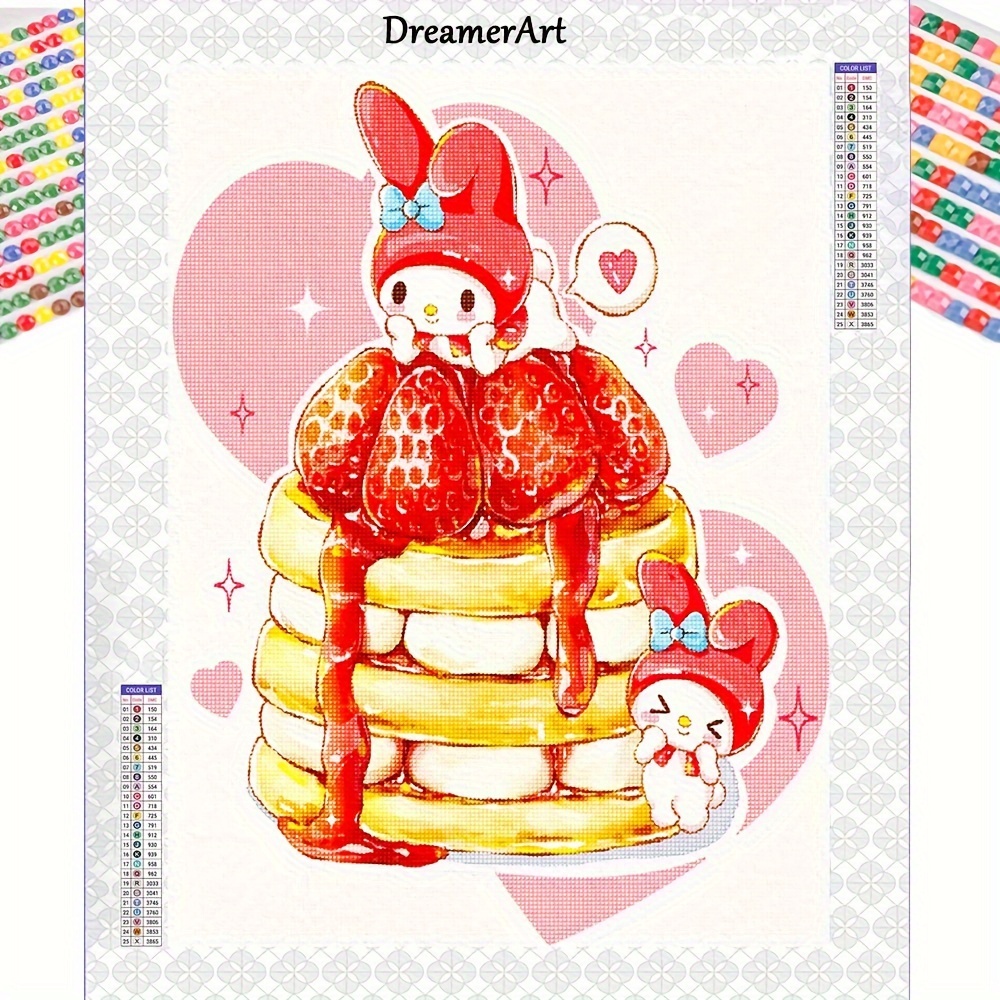 Hello Kitty Diamond Painting Kit Pom Pom Purin Full - Temu United
