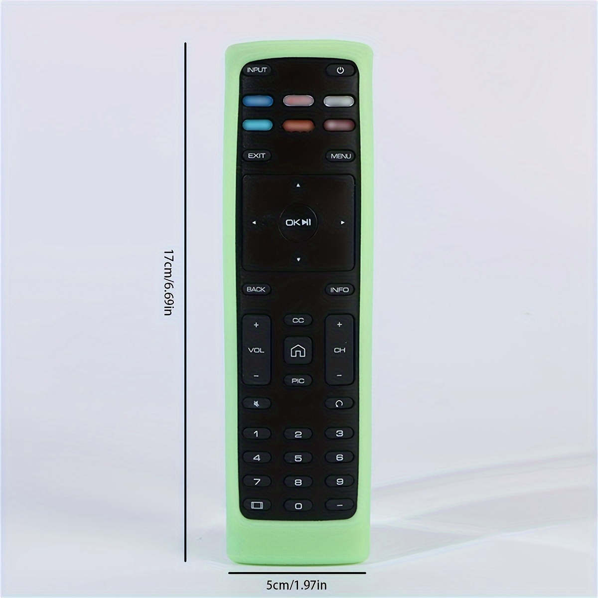  Paquete de 3 fundas para control remoto que brillan en la  oscuridad, compatibles con el mando a distancia Samsung Smart TV serie  BN59, protector de silicona a prueba de golpes, antideslizante