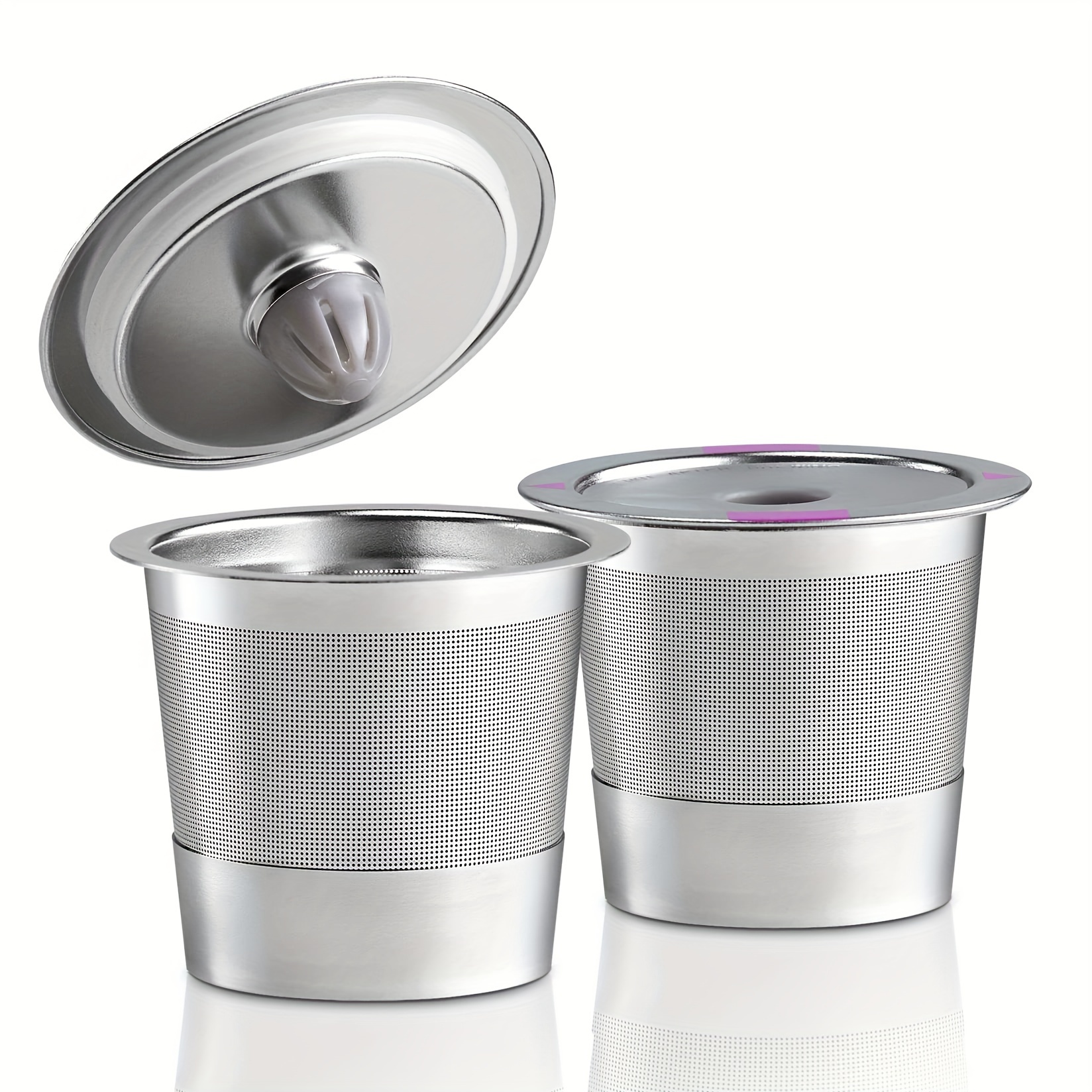 Aluminum Snus cans Snuffbox with lid silver color 3 Layers Christmas Gifts  snus can (Silver)