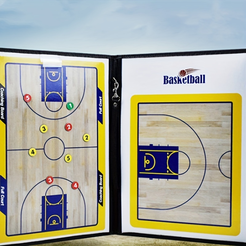 Folding Basketball Board Magnetic Basketball Strategy Board - Temu