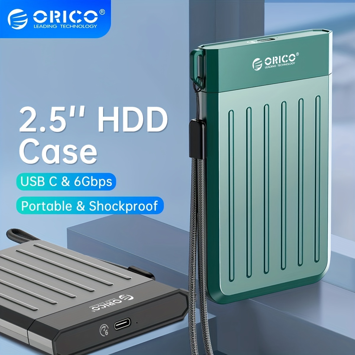ORICO Boîtier Disque Dur 3.5'' USB C 3.2 Gen 2 Boîtier Externe 6 Gbps pour  SATA