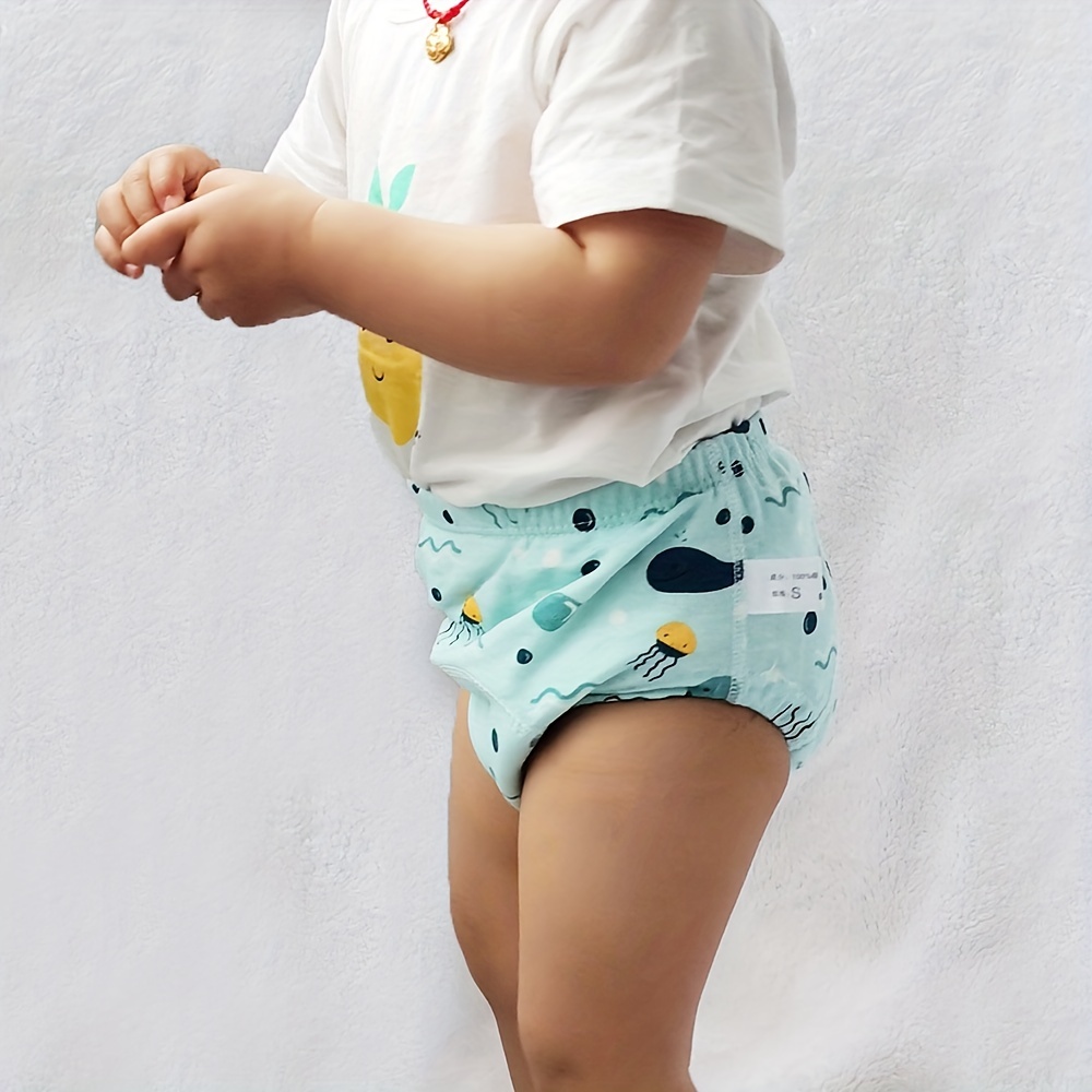 Breathable Baby Padded Potty Training Pants Underwear Cotton - Temu Japan