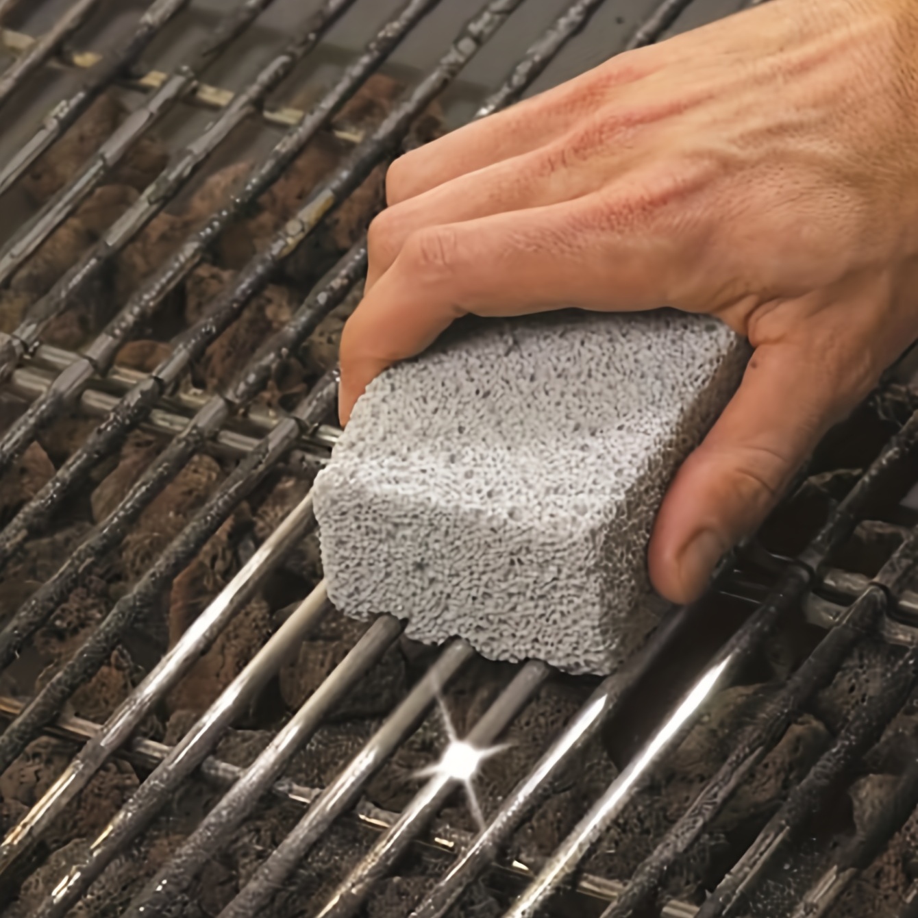 Grill Griddle Cleaning Brick Block, Ecological Grill Cleaning