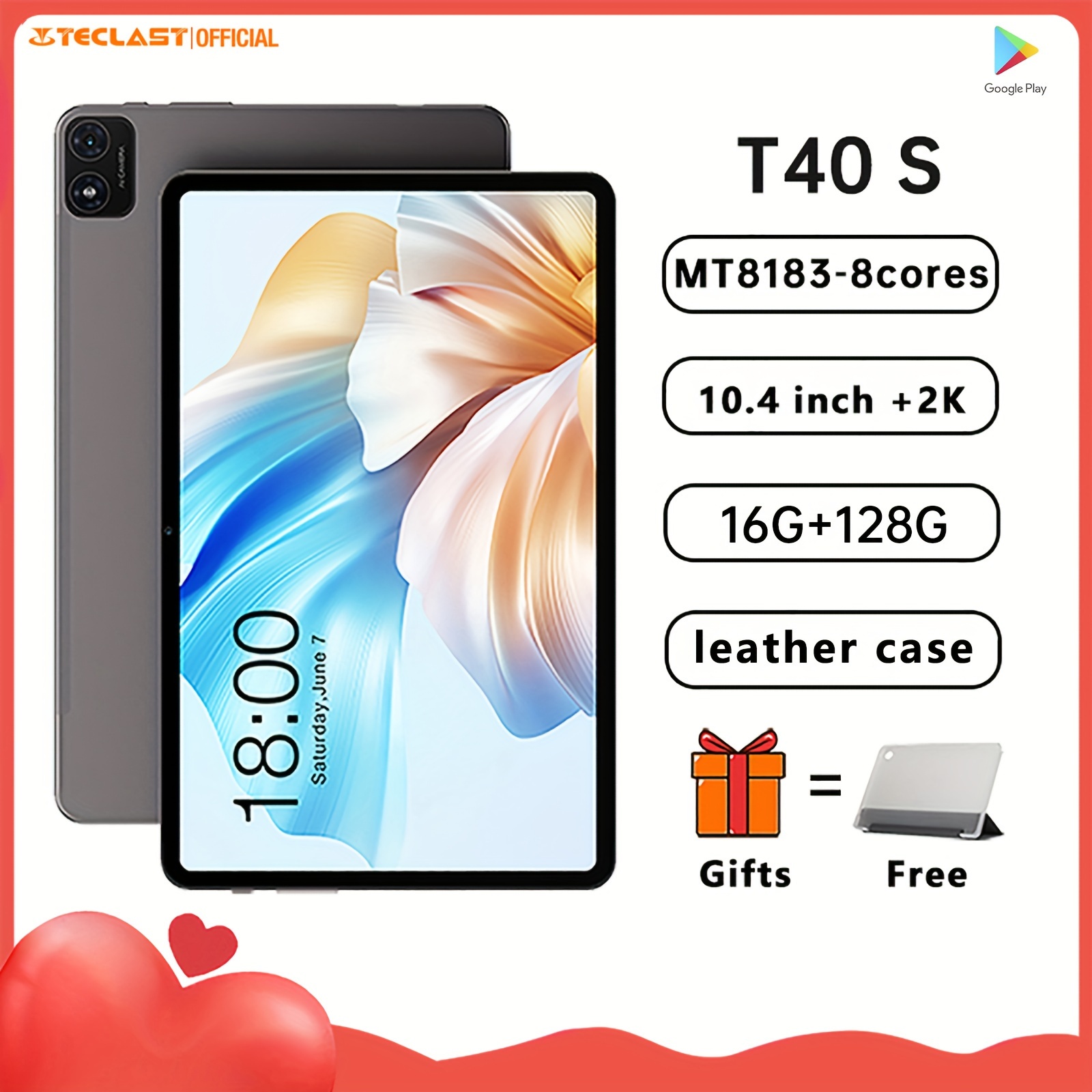 TECLAST T40S タブレット Android 12，16GB RAM-